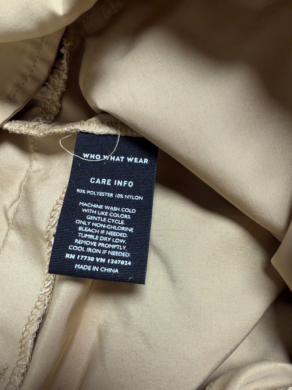 Who What Wear Tan Utility Jumpsuit - Picture 5 of 7
